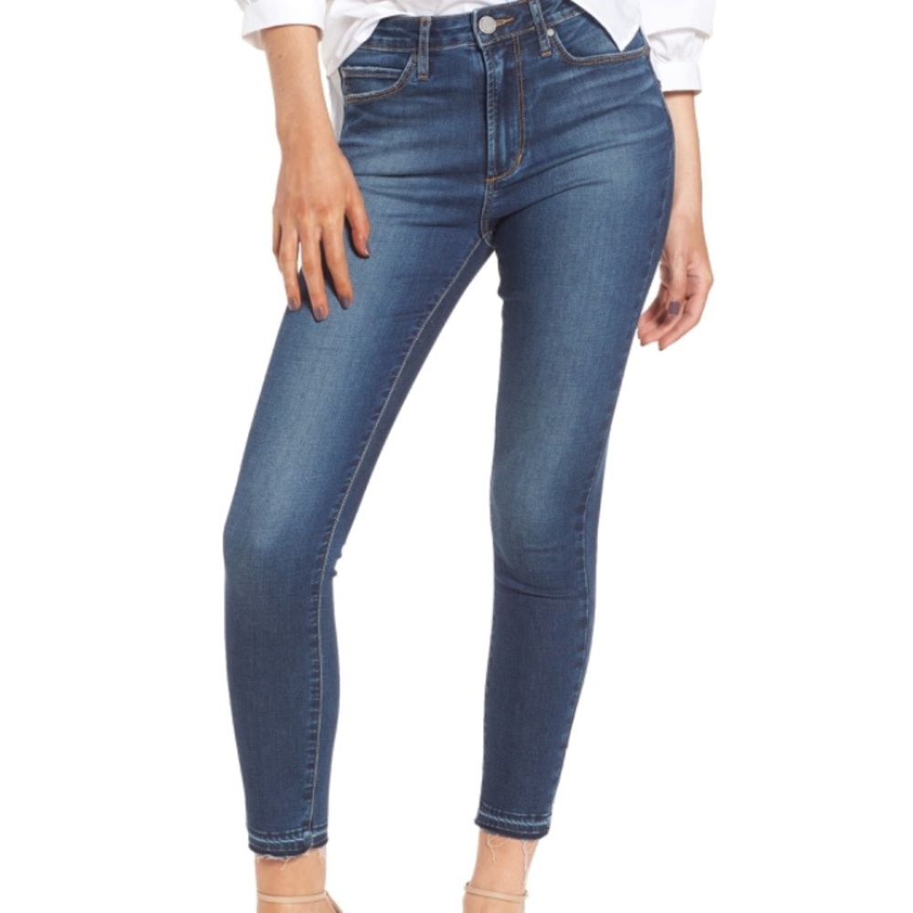 Articles of Society Heather High Waist Crop Skinny